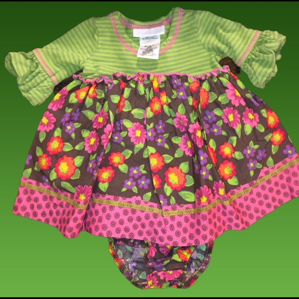 Bonnie Baby 2pc Festive Dress Set